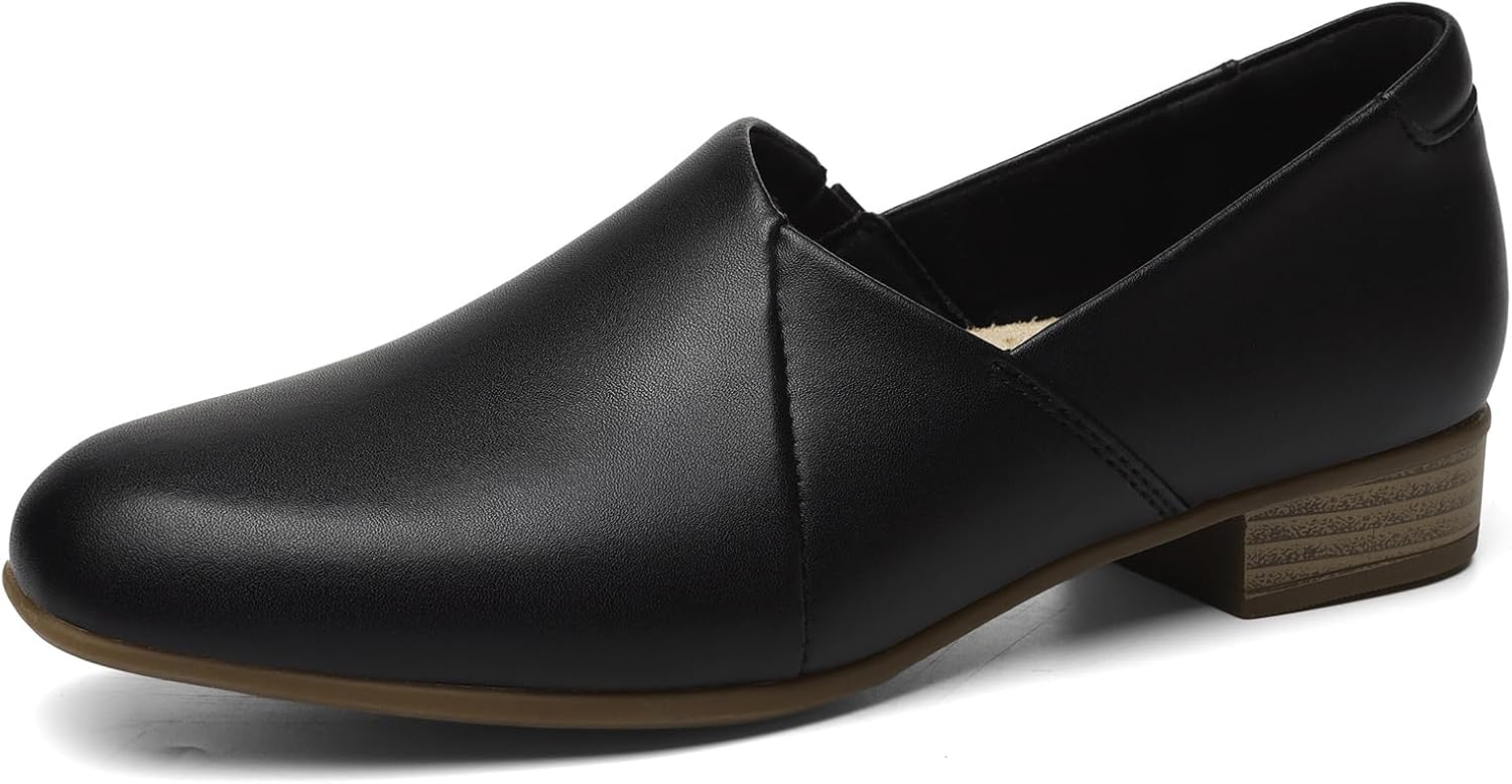 Women's Classic Comfort Leather Loafers for Everyday Work
