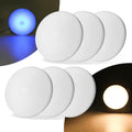 RV Ceiling Light 12V 4.5in Dimmable Puck Dome Lights - Warm White