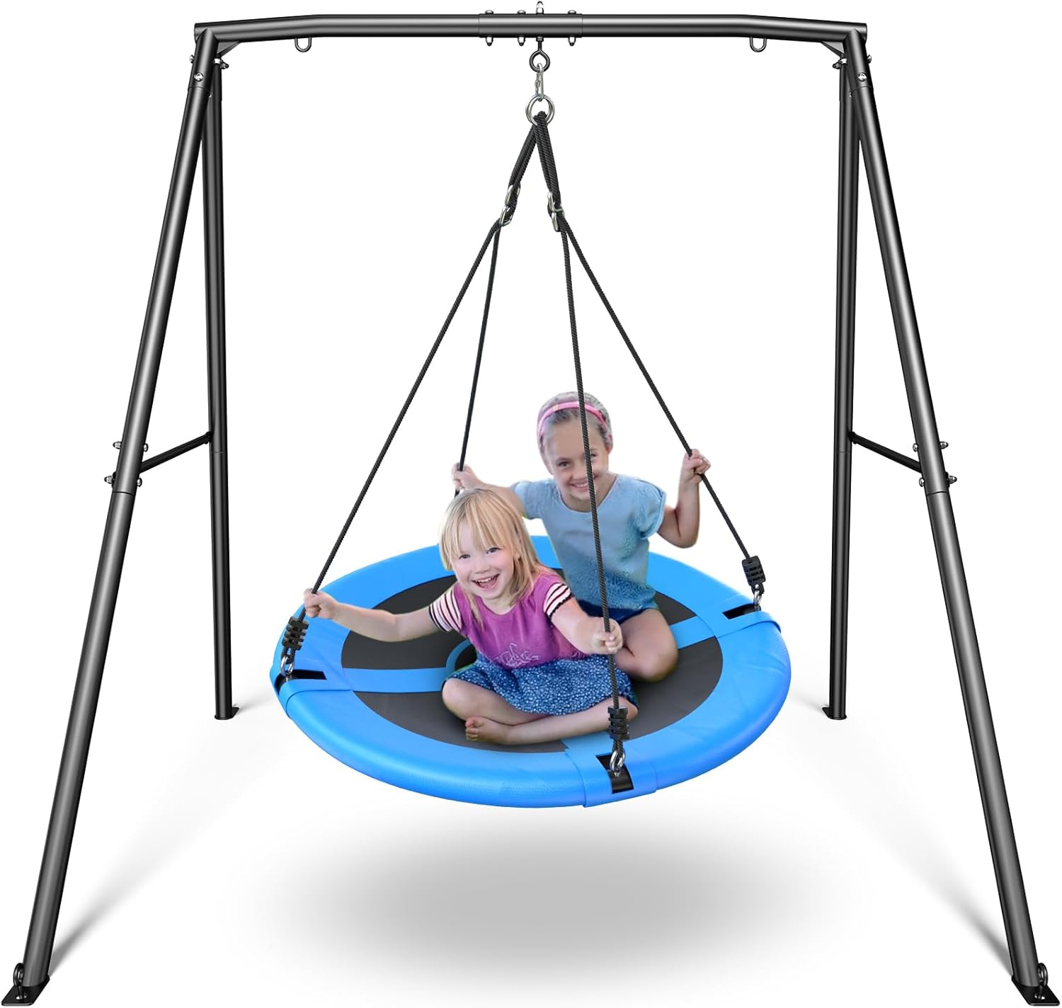 Trekassy Saucer Swing Set for Kids - Heavy Duty Outdoor Fun