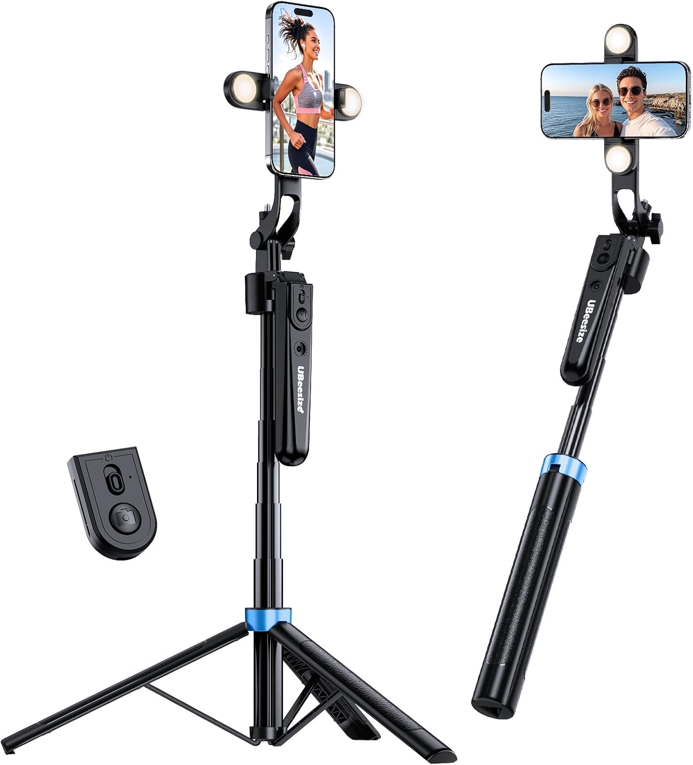 UBeesize 70ft' Auto Face Tracking Tripod for Vlogging and Streaming