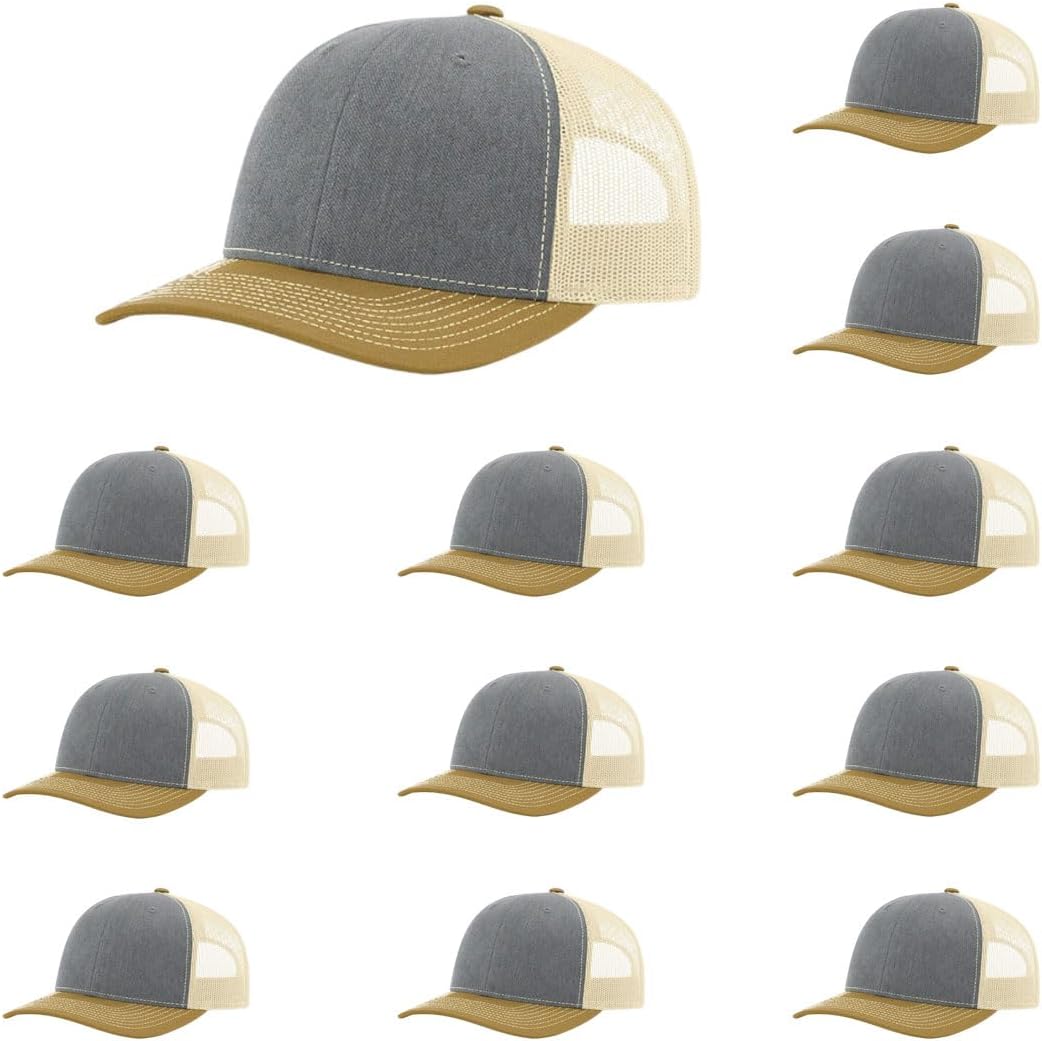 Richardson 112 Classic Six-Panel Adjustable Snapback Trucker Cap