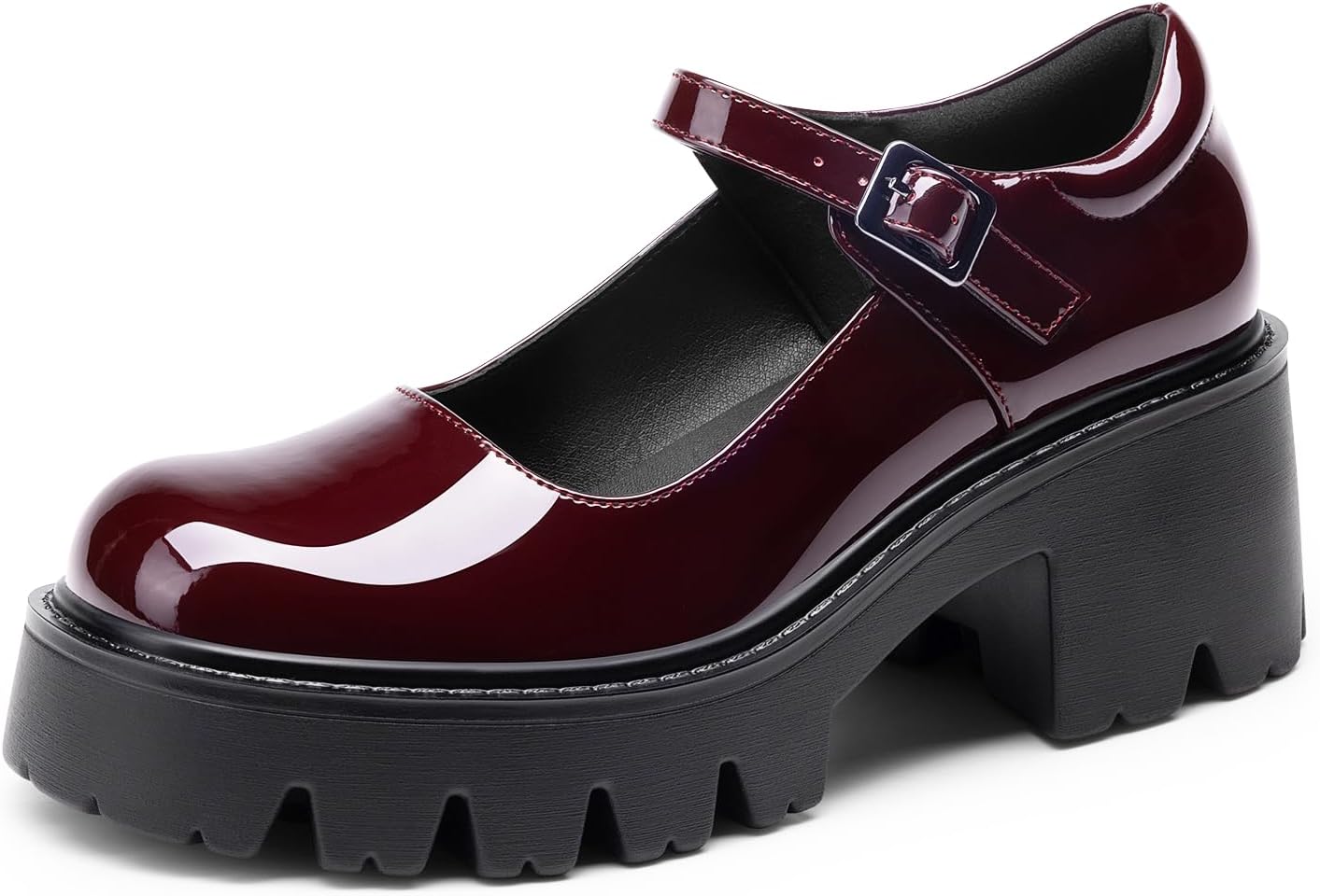 DREAM PAIRS Women's Mary Janes Shoes Platform Dress Low Heel Pumps