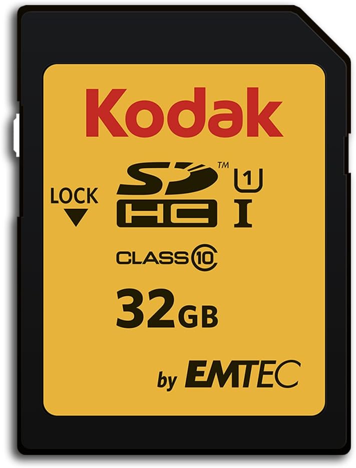 KODAK 32GB SDHC Card - High-Speed for Full HD
