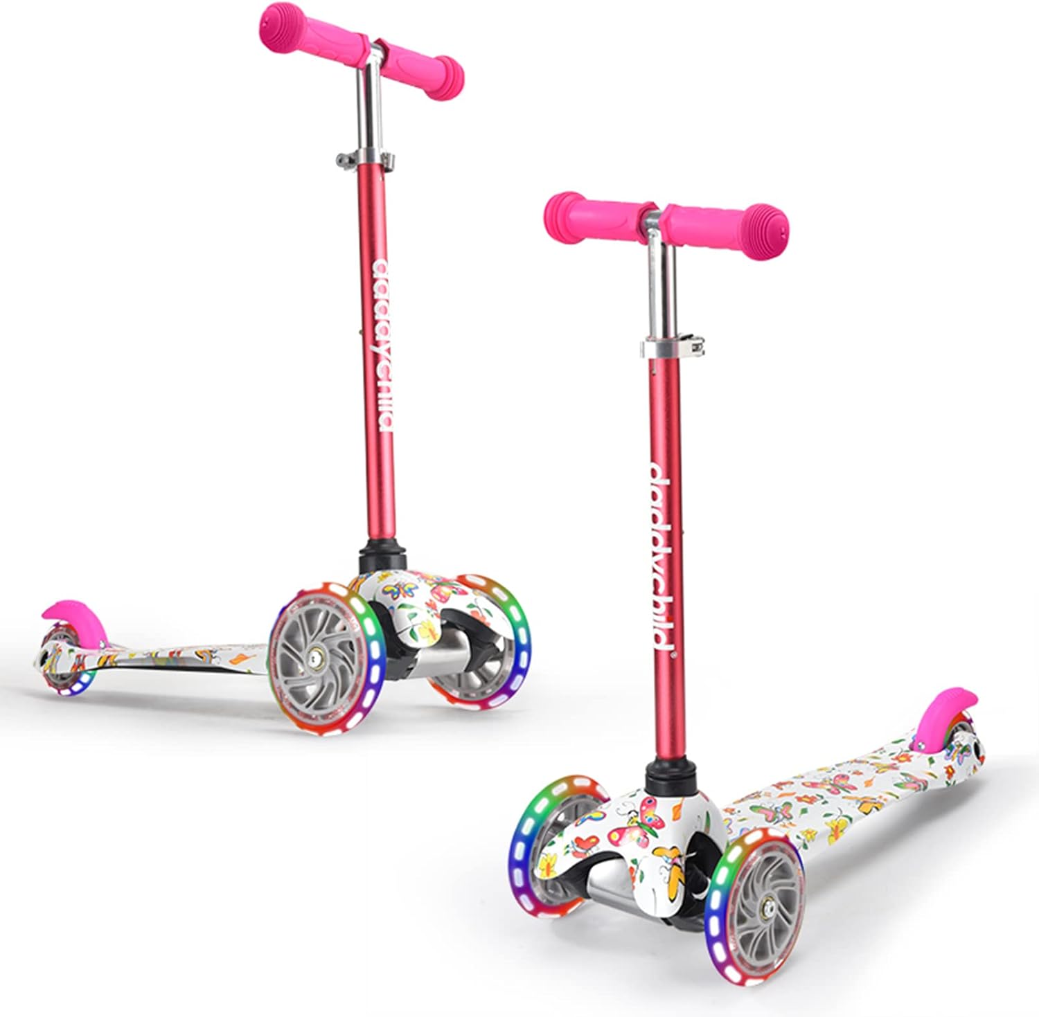 3 Wheel Scooters for Kids with Light Up Wheels for Toddlers