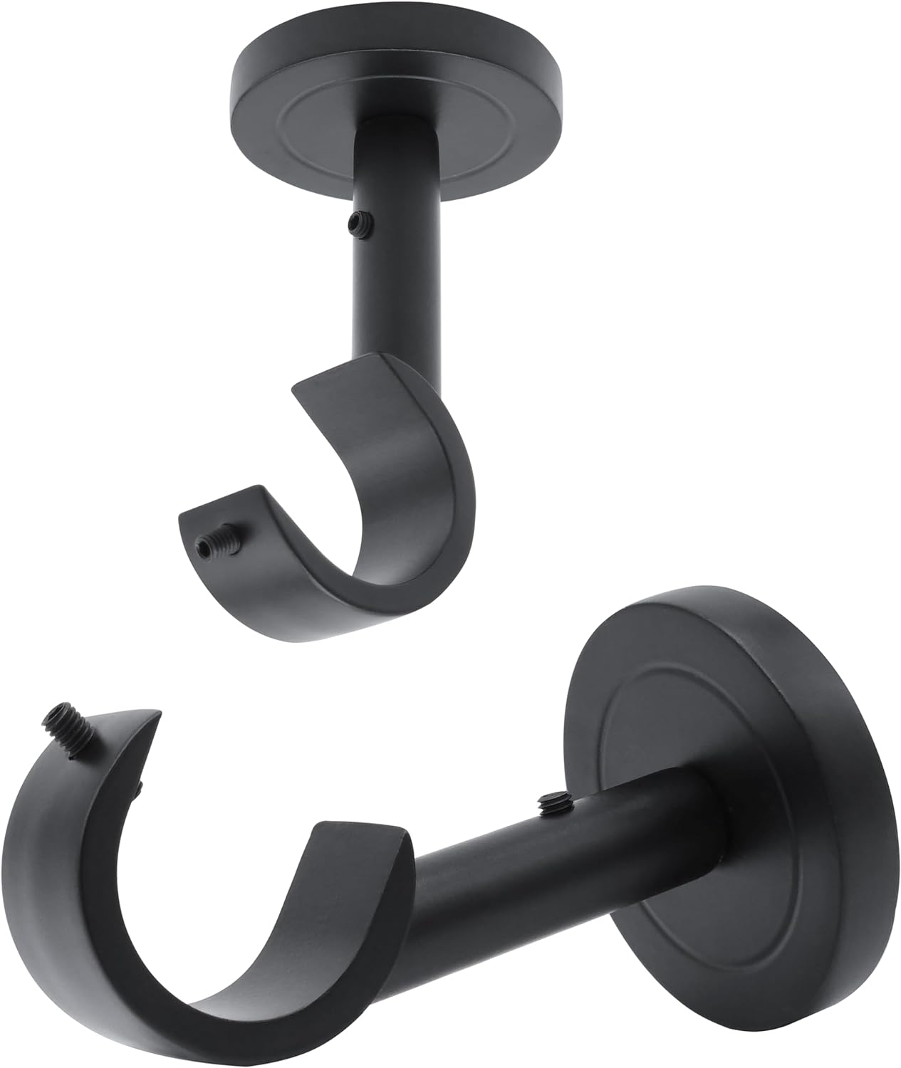 Ceiling Curtain Rod Brackets: Easy Install Set