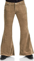 Men's Corduroy Vintage Bell Bottom Pants 70s - Stretchy Flare Style