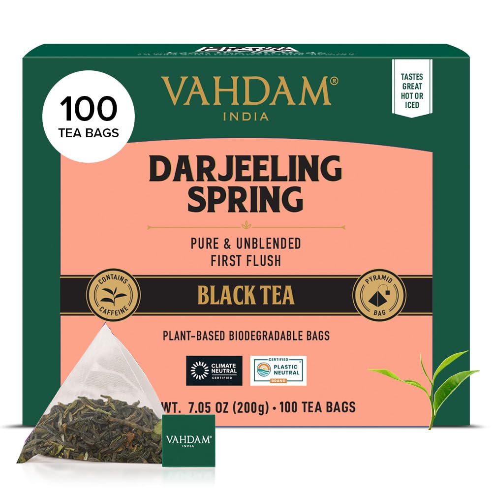 Exotic Darjeeling First Flush Tea Leaves - High Caffeine Delight