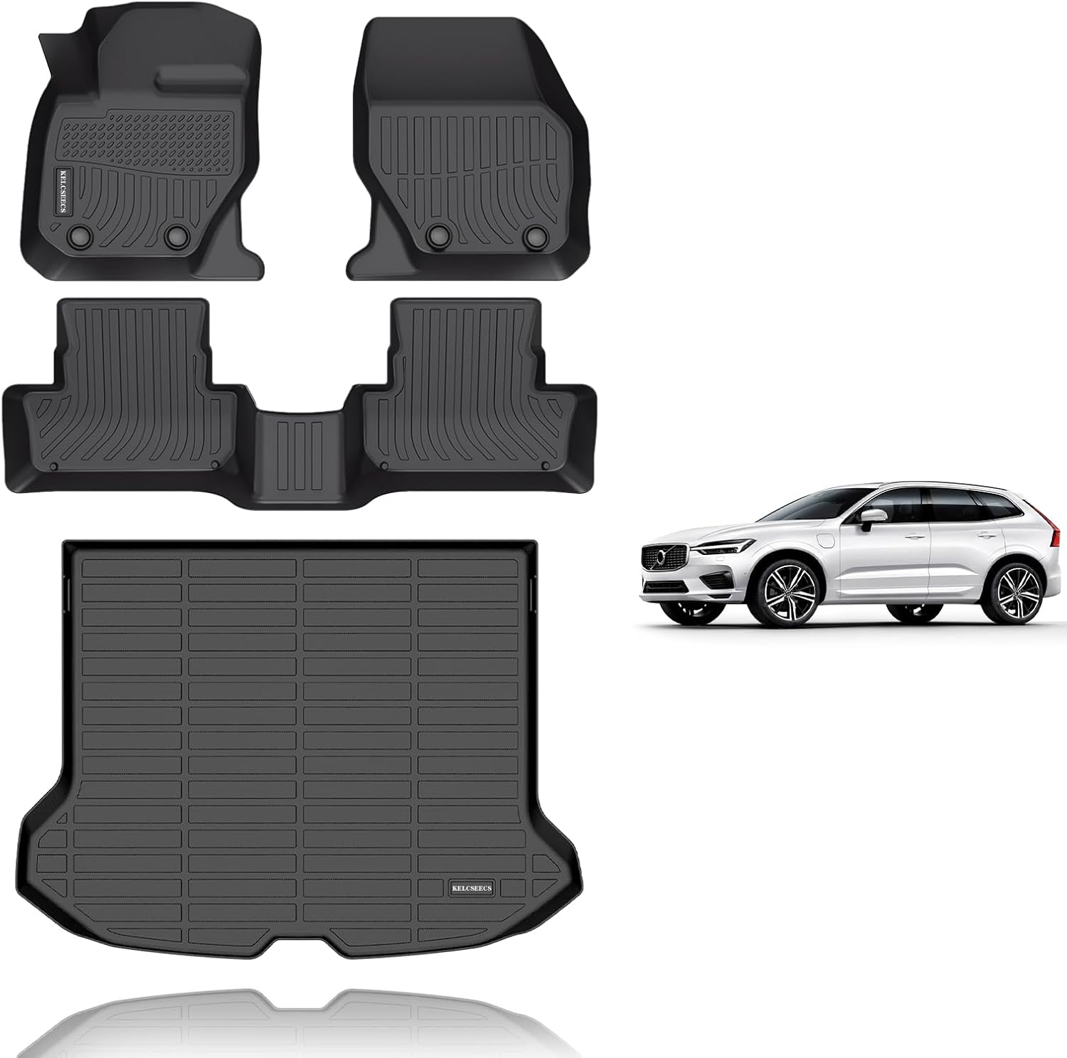 Custom All Weather Floor Mats for 2010-2017 Volvo XC60 Vehicles