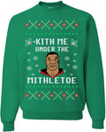 Unisex Crewneck Ugly Christmas Sweater - Merry Chrithmith Laugh Tee