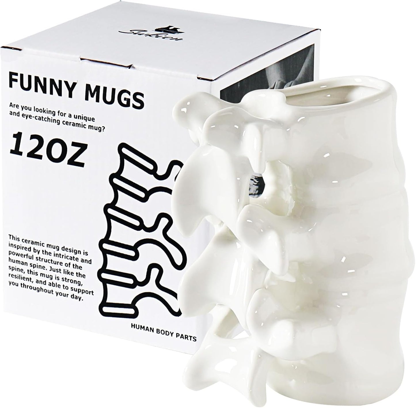 Funny Coffee Mug with Anatomical Design for Unique Gifting