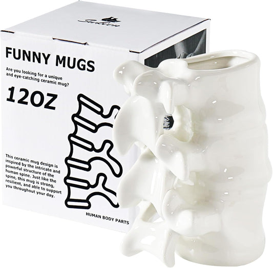Funny Coffee Mug with Anatomical Design for Unique Gifting