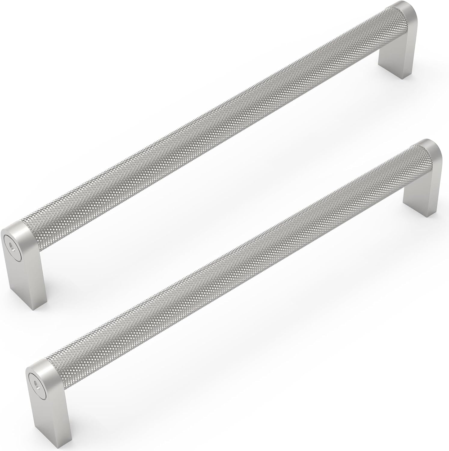 10 Pack Brushed Satin Nickel Cabinet Pulls for Modern Kitchens