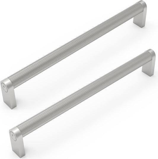 10 Pack Brushed Satin Nickel Cabinet Pulls for Modern Kitchens