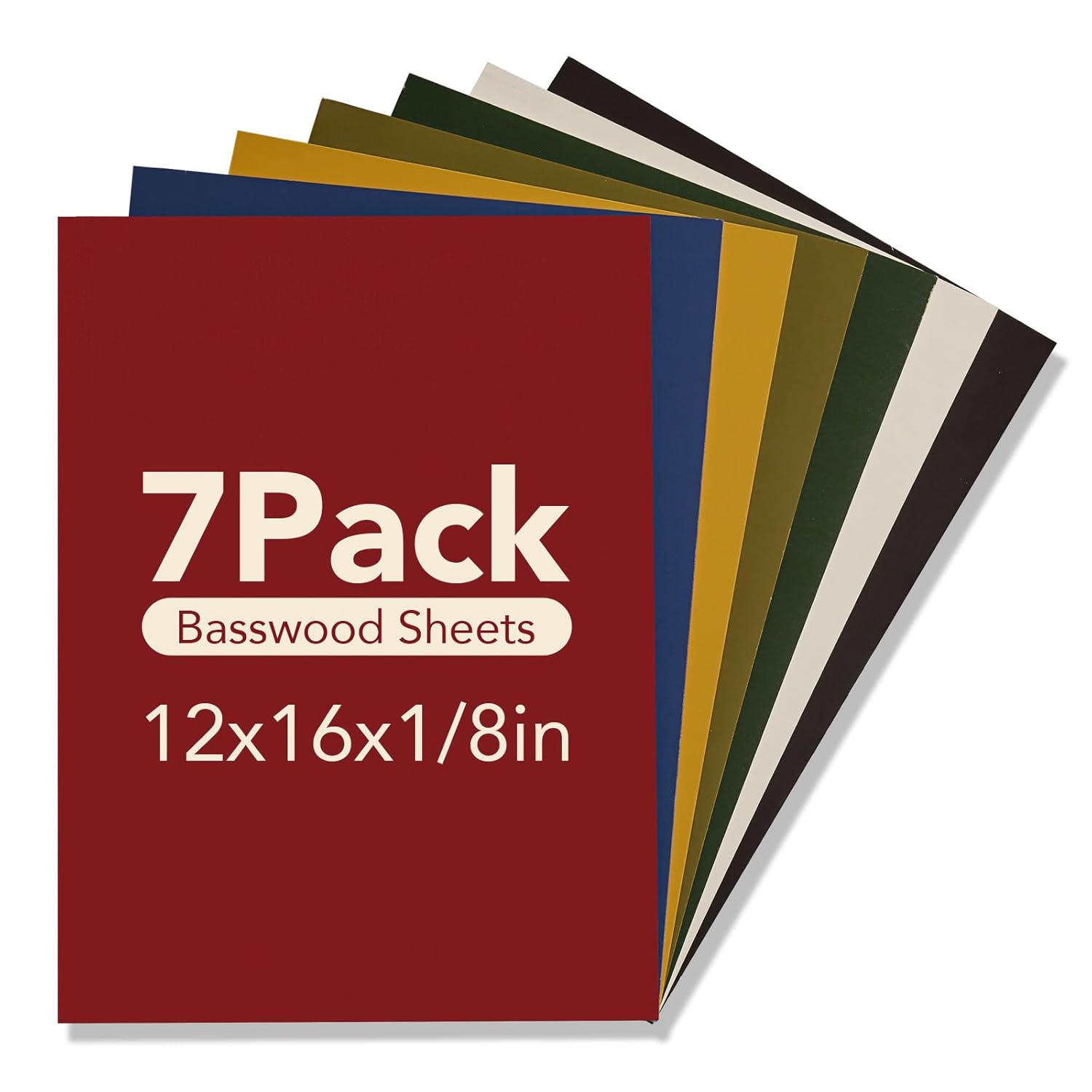 Rowood Colored Plywood Sheets for Laser Cutting and Crafts