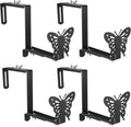 Planter Box Bracket Adjustable Hang Window Box Holder - 4Pack