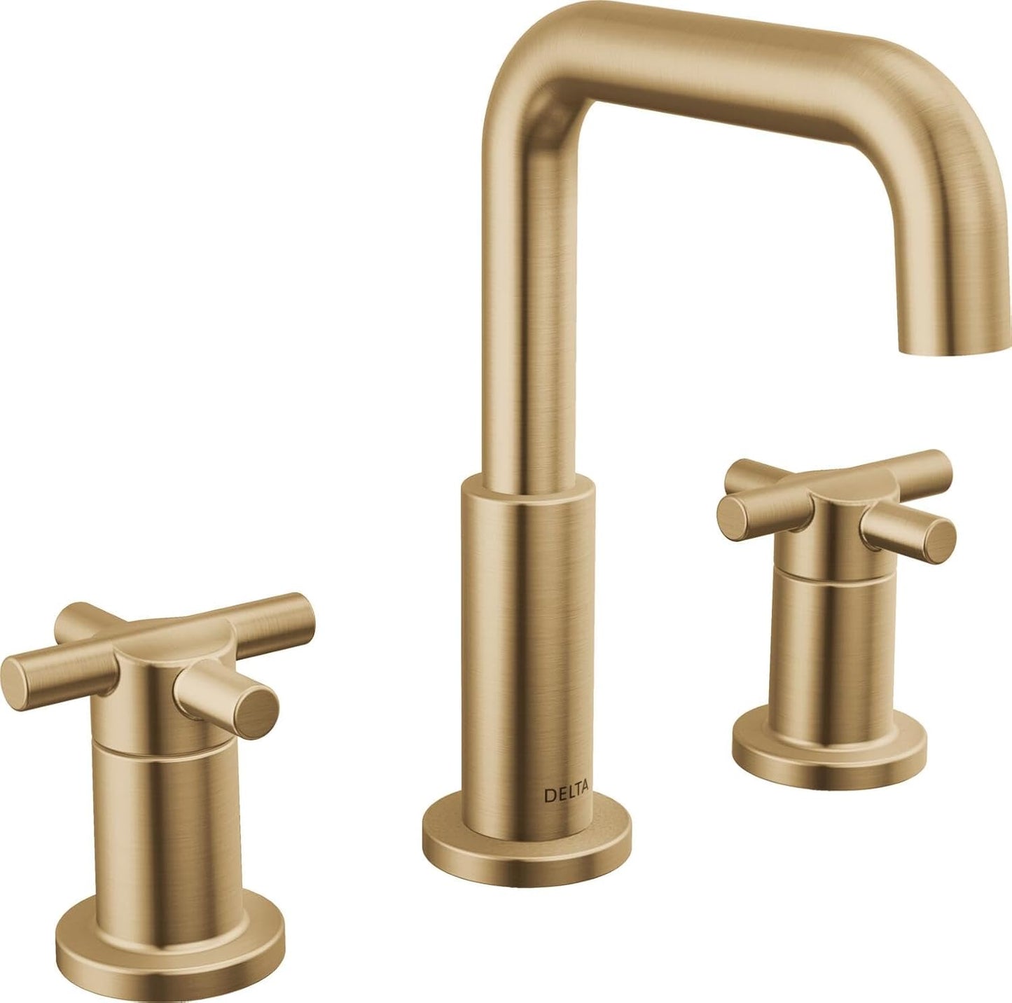 Delta Nicoli Brushed Gold Bathroom Faucet for Widespread Sinks