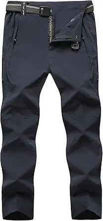 TBMPOY Men's Hiking Pants - Quick-Dry Lightweight Waterproof Gear