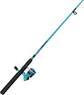 Zebco Splash Junior Spinning Reel and Fishing Rod Combo - Kids 4-ft