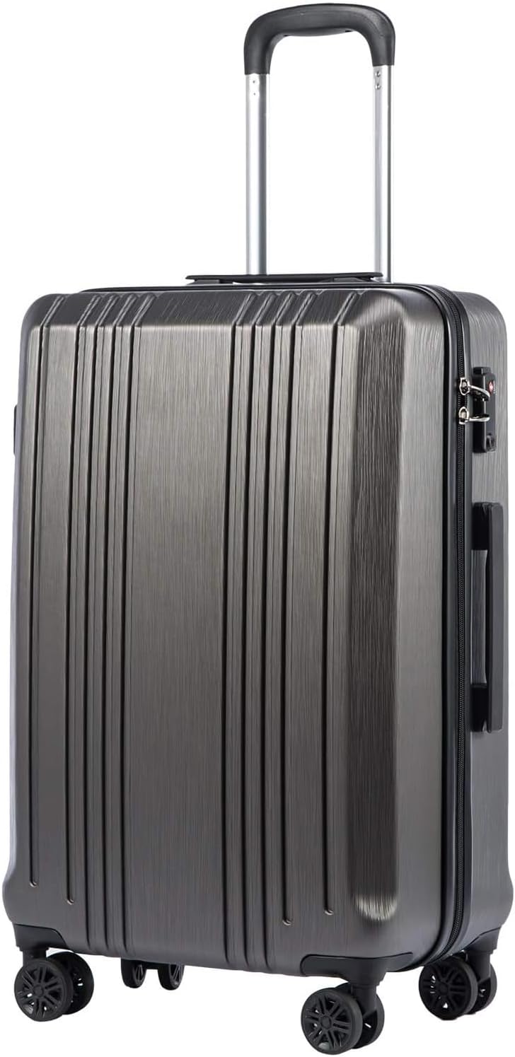 Coolife Luggage Suitcase with TSA Lock - Lightweight Hardshell