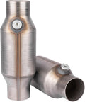 Catalytic Converter 2.5 in 2 Pcs - High Flow Universal Catalytic