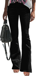 Sidefeel Women's High Waisted Bell Bottom Jeans - Flared Wide Leg