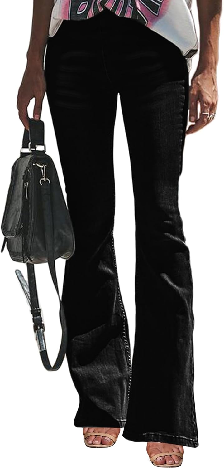 High Waisted Bell Bottom Bootcut Jeans for Stylish Women