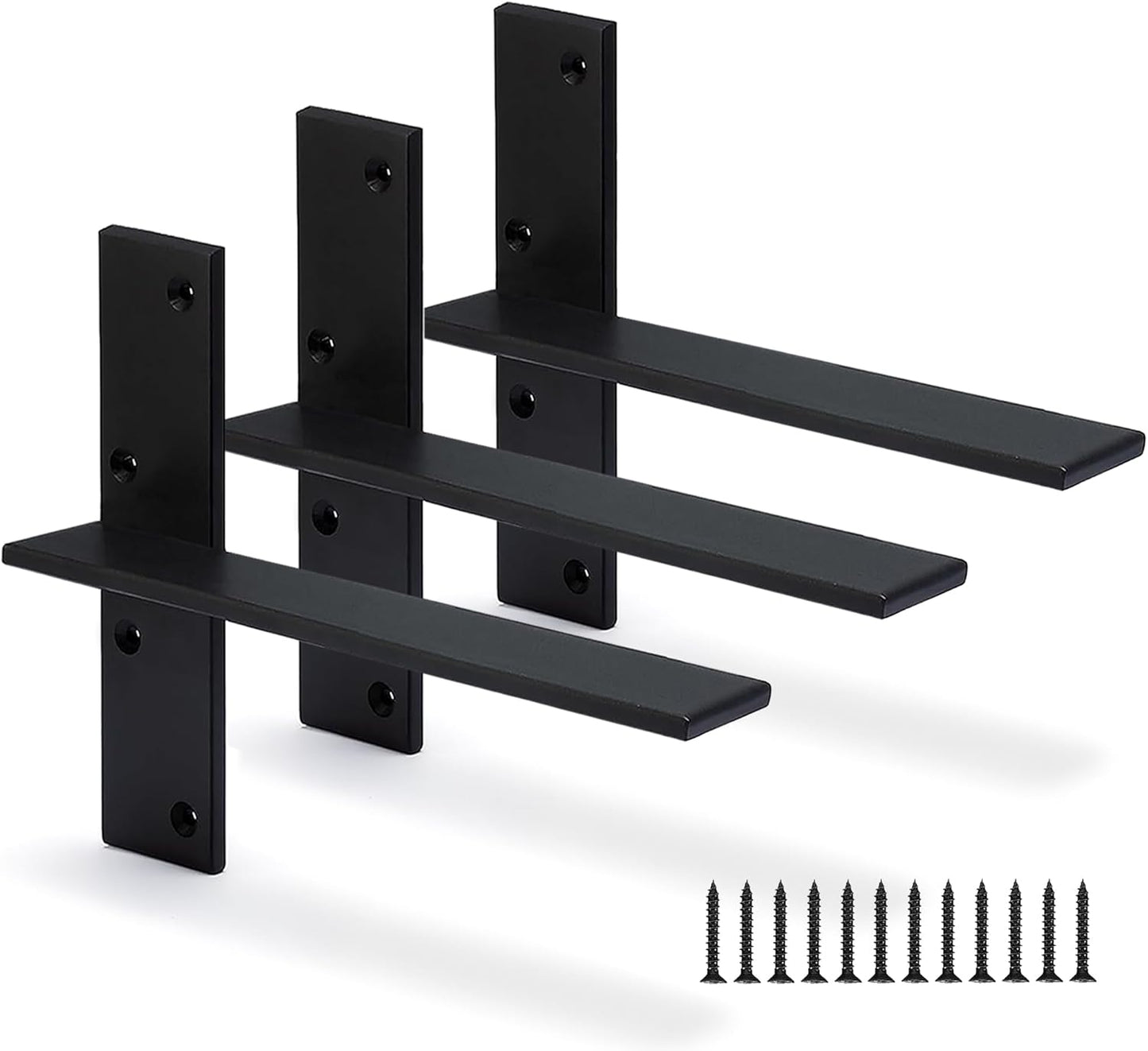 Heavy Duty Floating Shelf Brackets for Countertops and Shelves