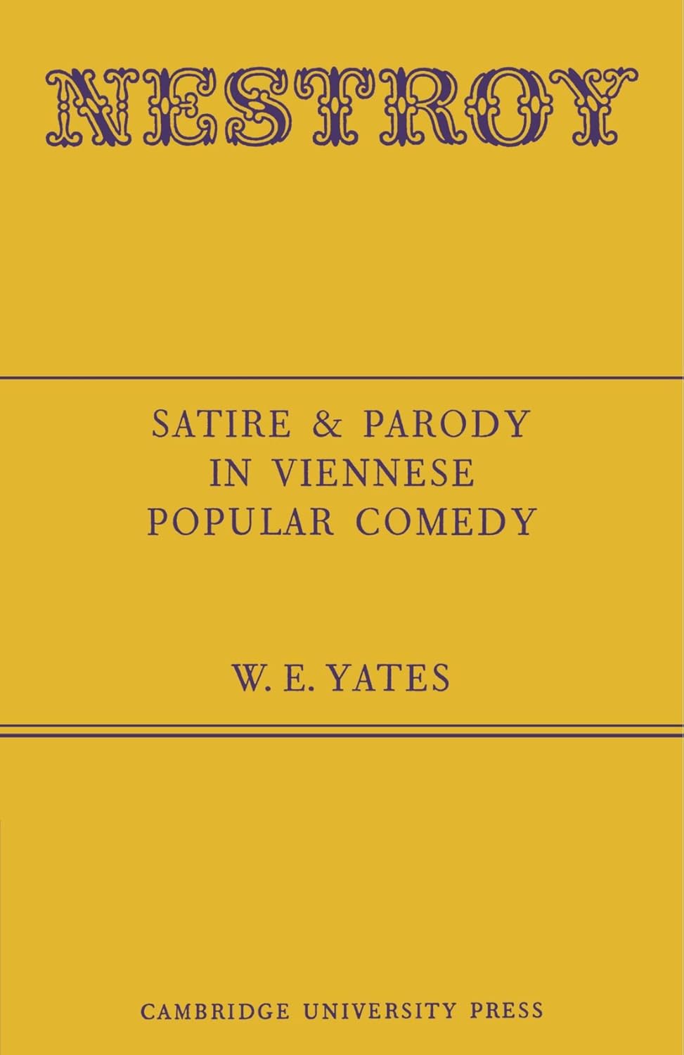 Nestroy: Satire and Parody in Viennese Popular Comedy Review