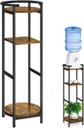 5 Gallon Water Dispenser Jug Stand 3-Tier - Space-Saving Rustic Stand