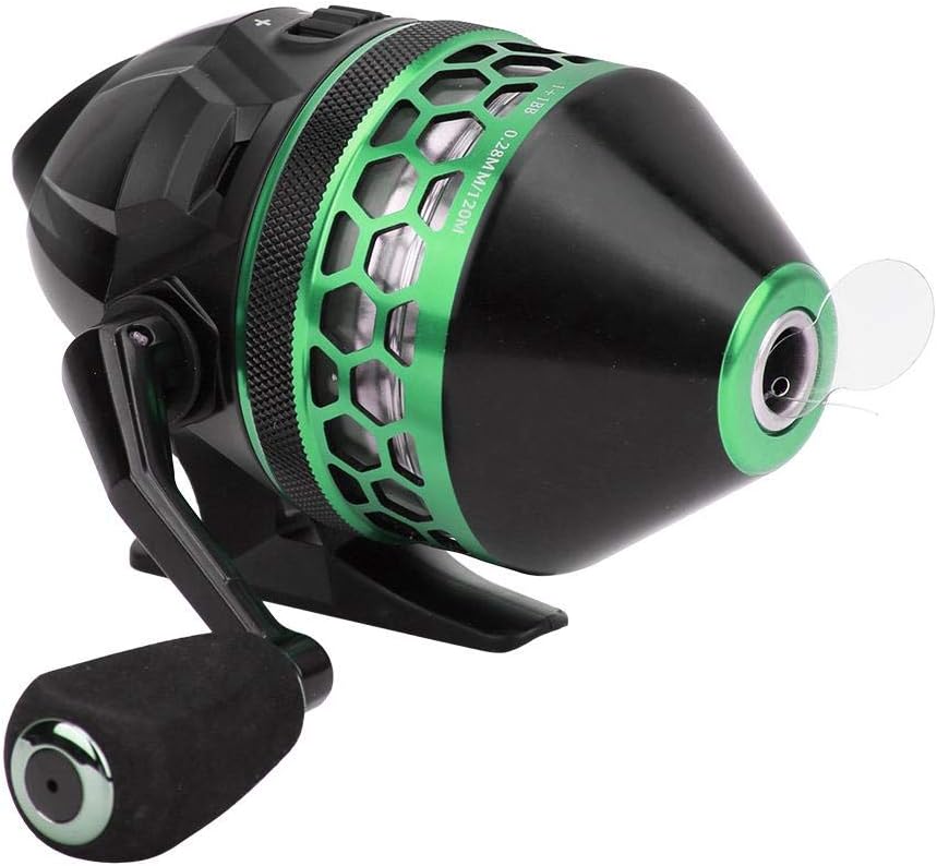 Fishing Reel Closed Face Baitcasting Reel (Black&Green) - Smooth