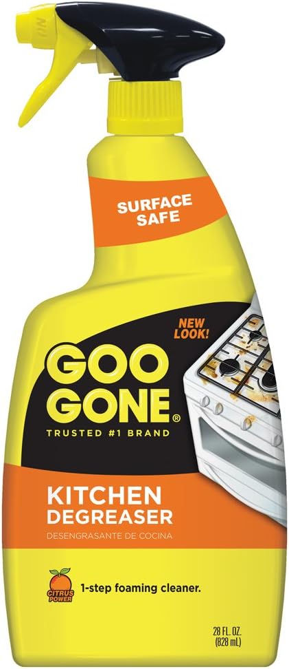 Goo Gone Kitchen Degreaser - Banishes Grease & Grime - 28oz
