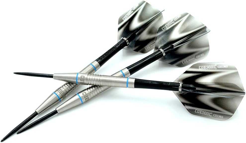 CUESOUL Professional Tungsten Steel Tip Dart Set for Precision