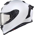 Matte Pearl White R1 Air Full Face Helmet - Pinklock Shield