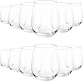 Unbreakable 18-ounce Acrylic Stemless Wine Glasses - Set of 12
