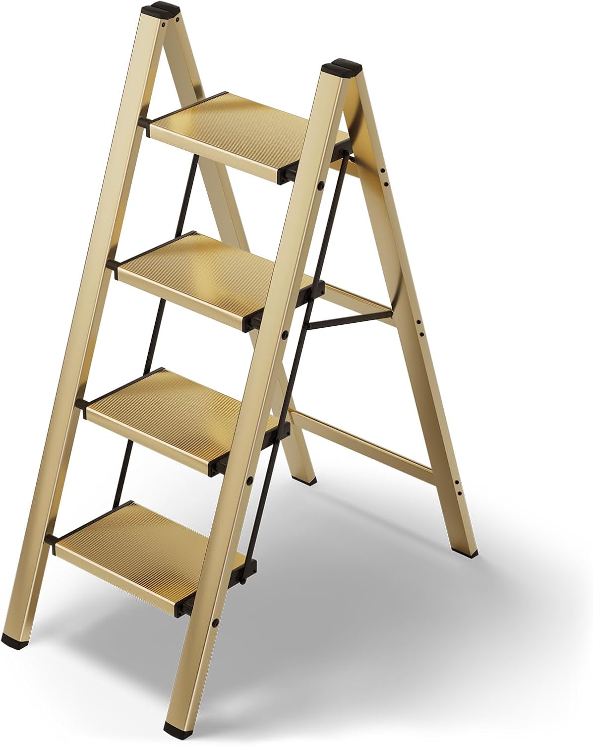 HillhutApex 4 Step Stool - Lightweight and Stable Ladder for Home