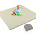 Padded Baby Play Mat 48x48 - Super Soft Vegan Leather Play Mat