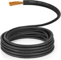 4 Gauge 400 ft Black Pure Copper Welding Cable - Flexible, Heavy Duty