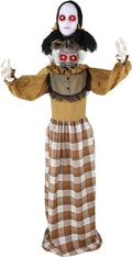 Haunted Hill Farm Lifesize Animatronic Scary Haunted Woman - Touch