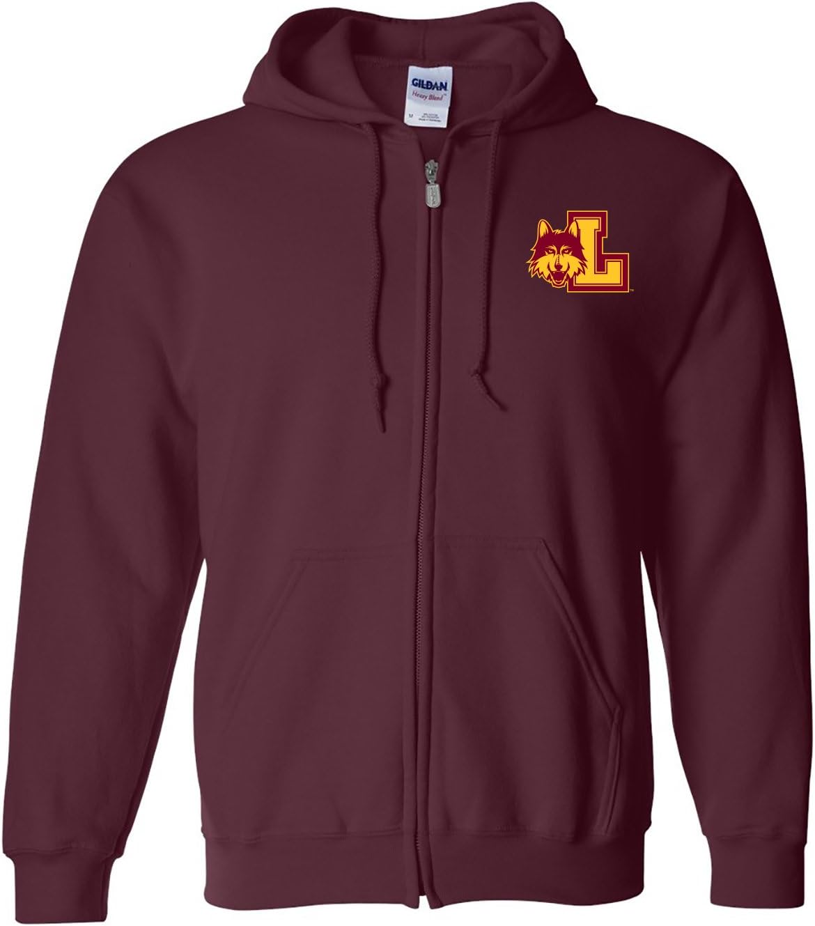 NCAA Primary Logo Full Zip Hoodie for College Fans and Students