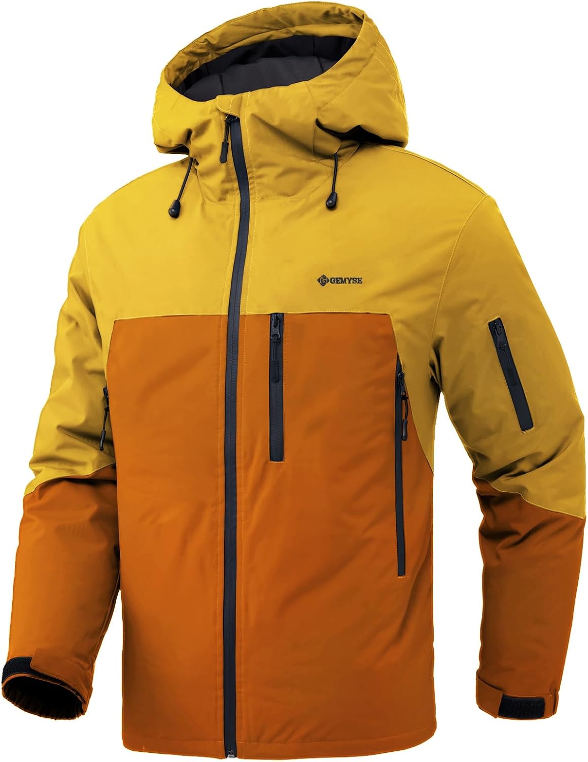 GEMYSE Men's Waterproof Ski Jacket - Stay Warm in Style!