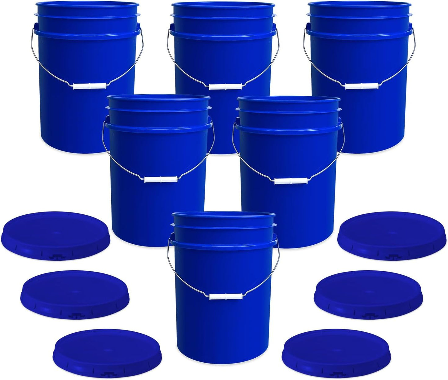 5 Gallon Bucket with Airtight Lid for Food Storage and More