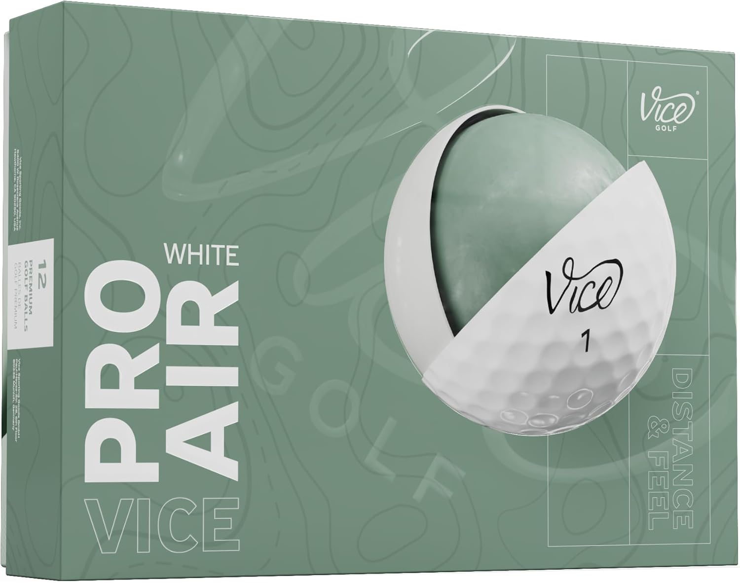 Vice Pro Air Golf Balls for Exceptional Distance and Control