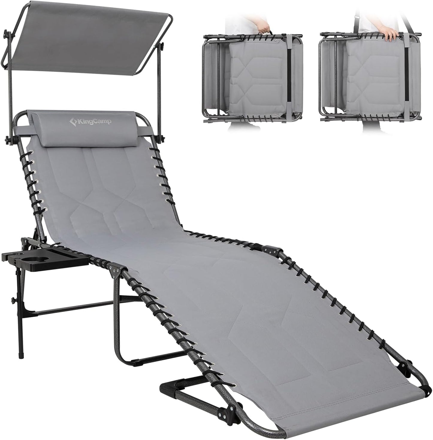 KingCamp Oversized Tanning Chair for Ultimate Outdoor Relaxation