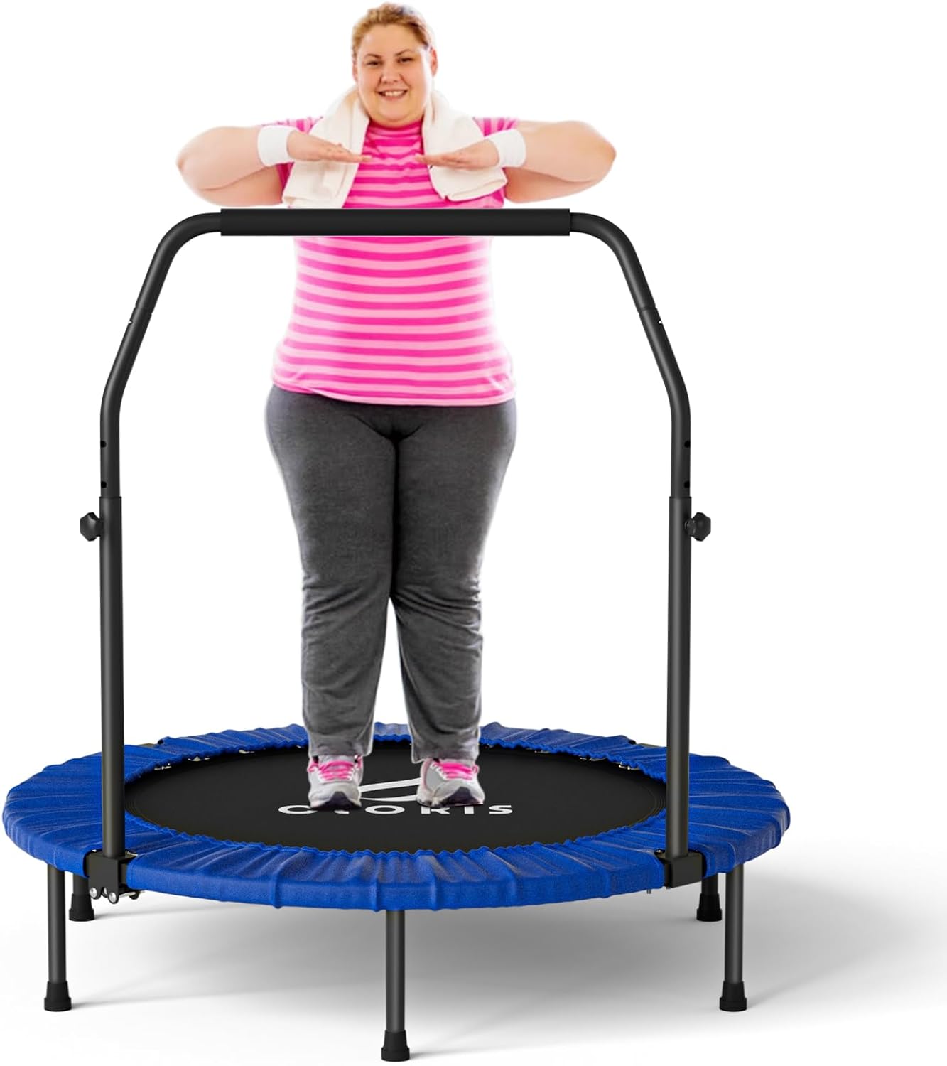 CLORIS 40in Folding Trampoline for Fitness and Fun