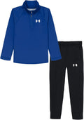 Under Armour Boys Hoodie Set - Lightweight Zip Up Sweat Set