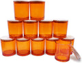 14 OZ Thick Candle Jars for Making Candles 12 Pcs - 3 Wick Glass Jars