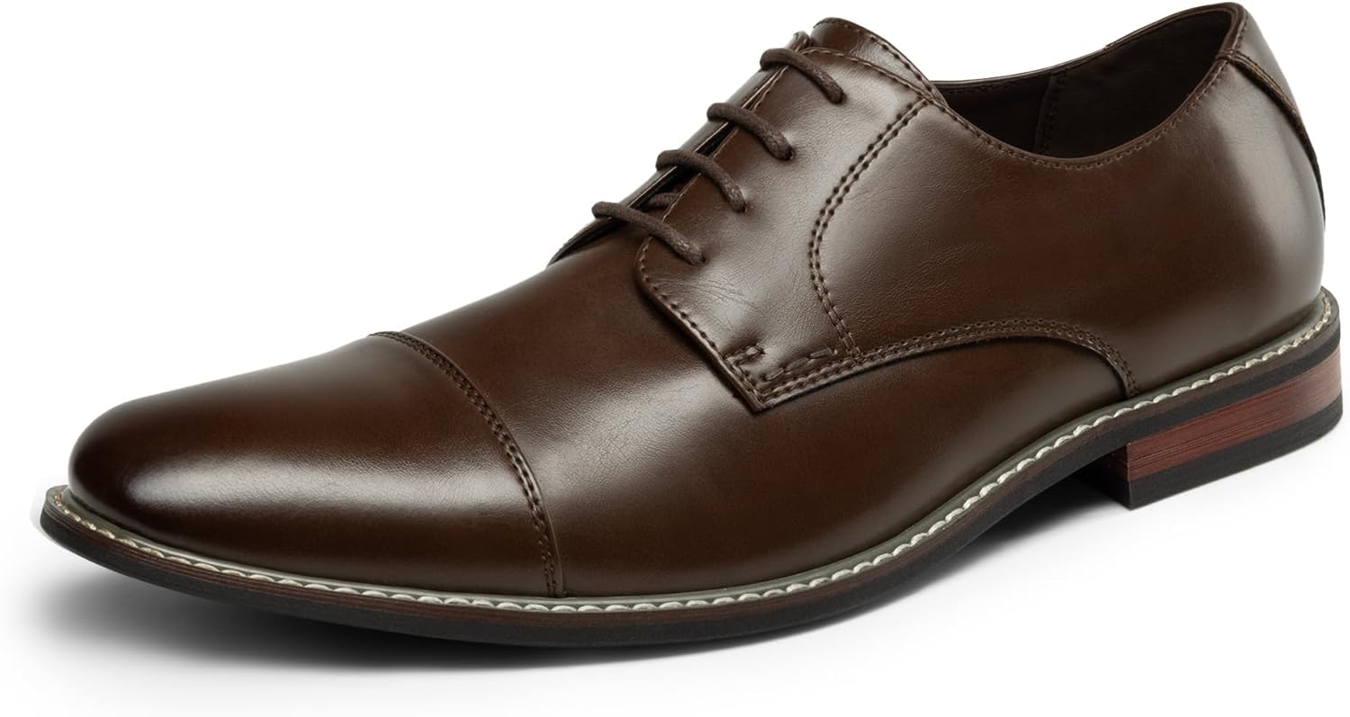 Bruno Marc Men's Prince Classic Modern Formal Oxford Dress Shoes