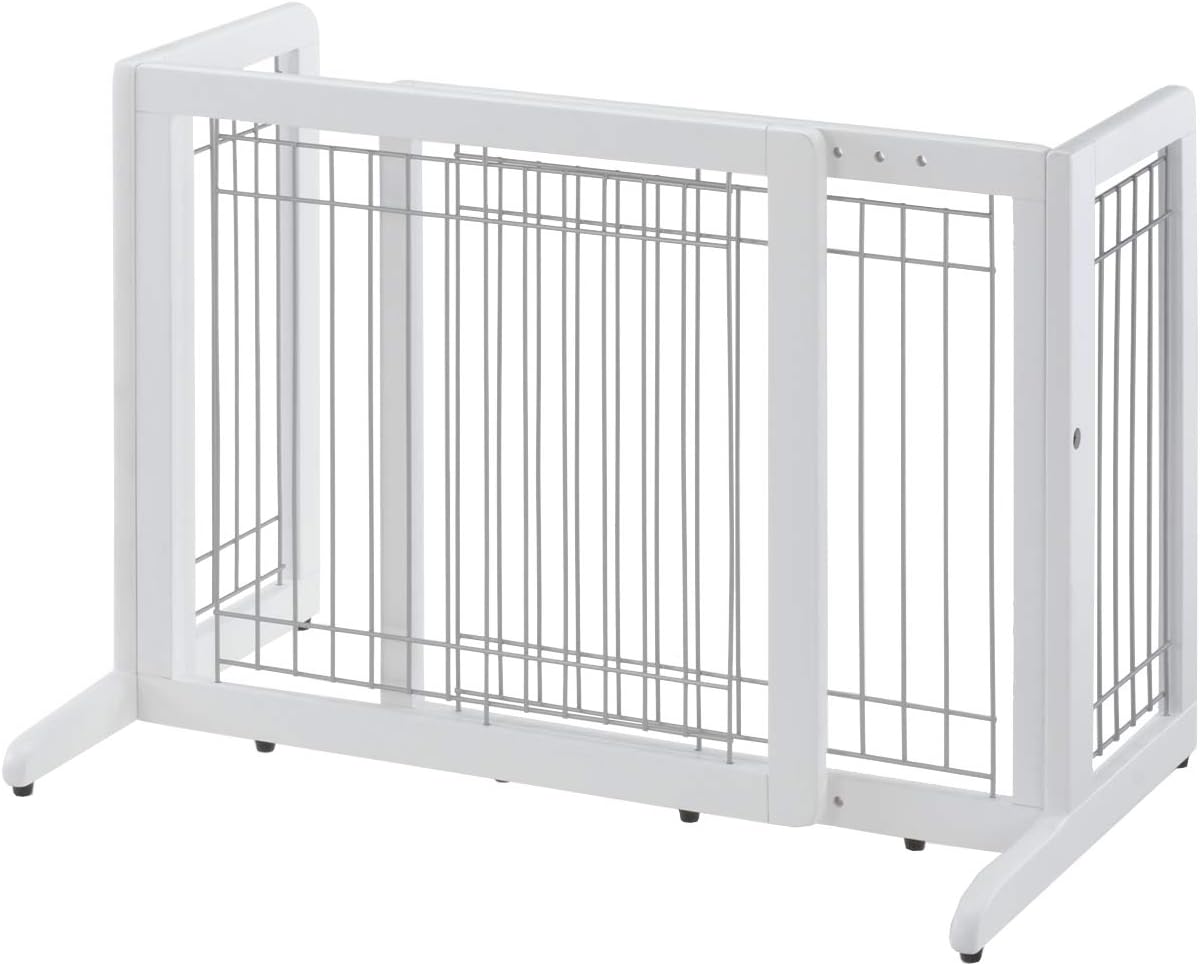 Richell Freestanding Pet Gate for Small Dogs and Puppies