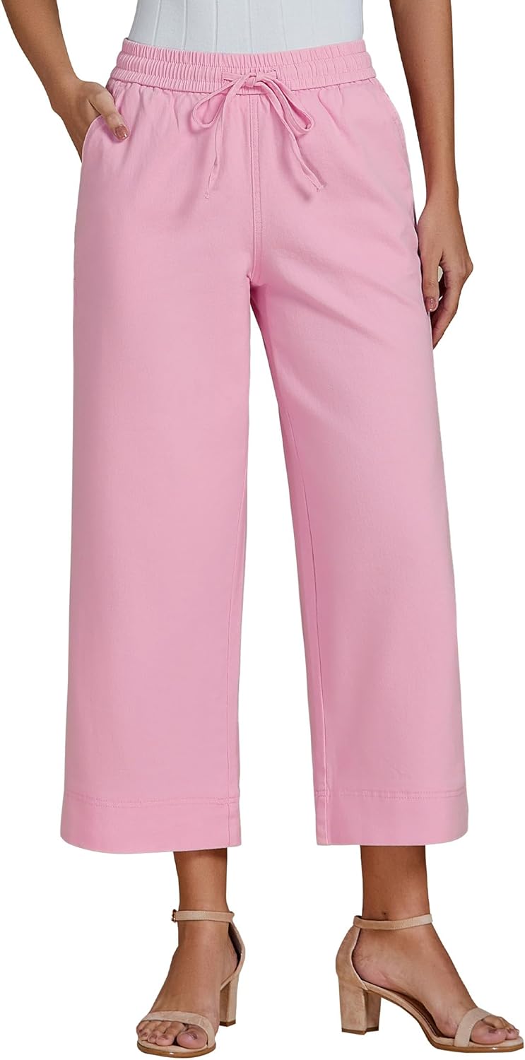 High Waisted Wide Leg Jeans for Women - Stylish Comfort Fit