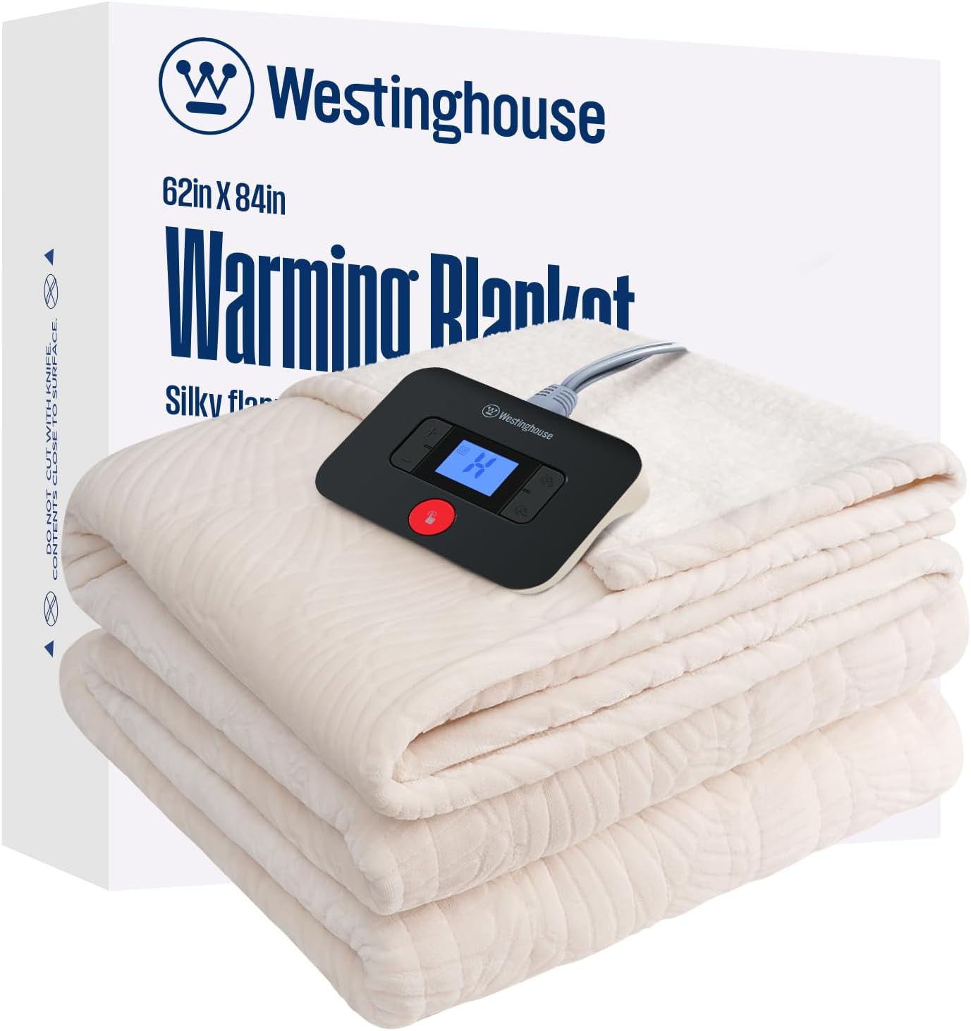 Westinghouse Twin Size Heated Blanket with Adjustable Warmth